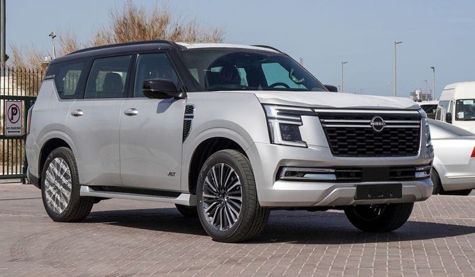 جديدة Nissan Patrol سابعاً (Y63), 3.5 l, 2025 في في الإمارات, دبي من Atlantis Motors FZE، اللون فضي. مواصفات الخليج | AUTO.AE | إعلان #265899