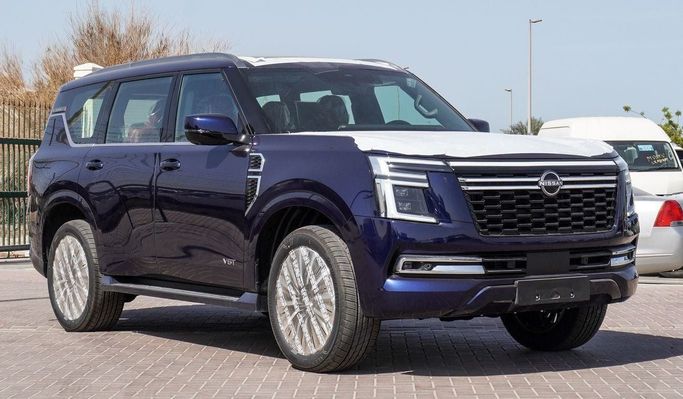 جديدة Nissan Patrol سابعاً (Y63), 3.5 l, 2025 في في الإمارات, دبي من Atlantis Motors FZE، اللون أزرق داكن. مواصفات الخليج | AUTO.AE | إعلان #265900