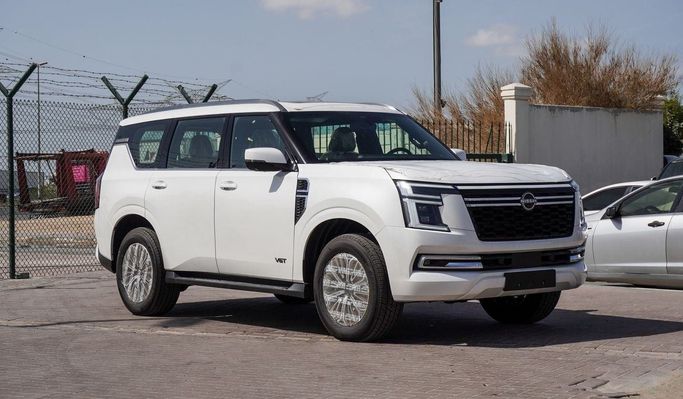 جديدة Nissan Patrol سابعاً (Y63), 3.5 l, 2025 في في الإمارات, دبي من Atlantis Motors FZE، اللون أبيض. مواصفات الخليج | AUTO.AE | إعلان #265907
