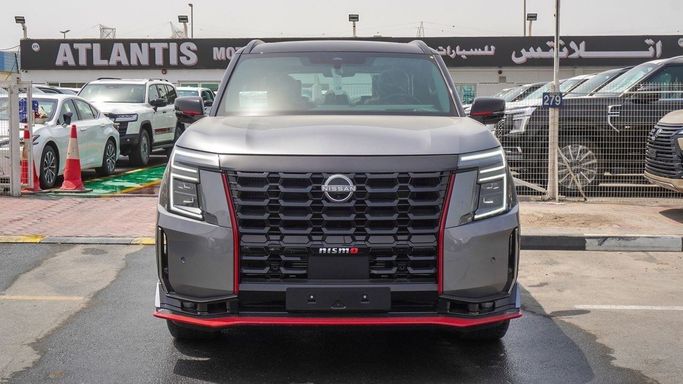 جديدة Nissan Patrol سابعاً (Y63), 3.5 l, 2025 في في دبي من Atlantis Motors FZE، اللون رمادي. مواصفات الخليج | AUTO.AE | إعلان #266670