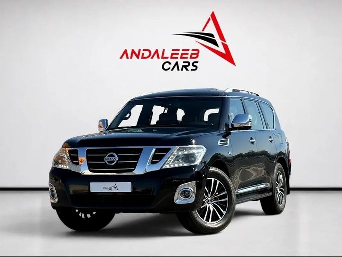 مستعملة Nissan Patrol عملية فيس ليفت VI (Y62), 5.6 l, 2015 في في دبي من Andaleeb Cars، اللون أسود. مواصفات الخليج | AUTO.AE | إعلان #271386