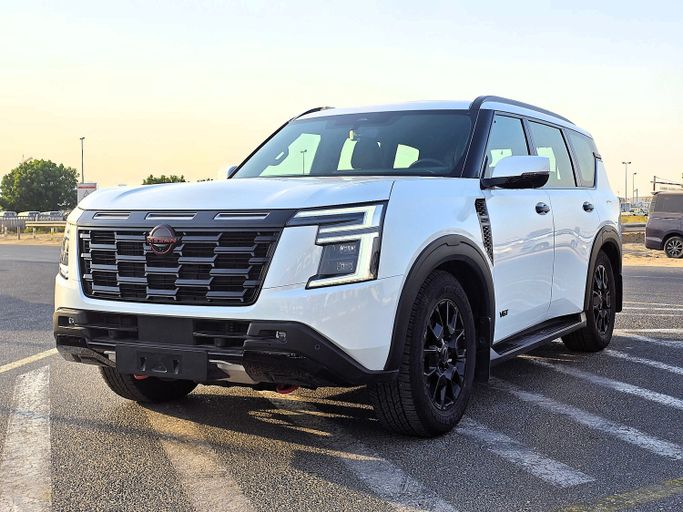 جديدة Nissan Patrol سابعاً (Y63), 3.5 l, 2026 في في دبي من Soltan Auto، اللون أبيض. مواصفات الخليج | AUTO.AE | إعلان #271870