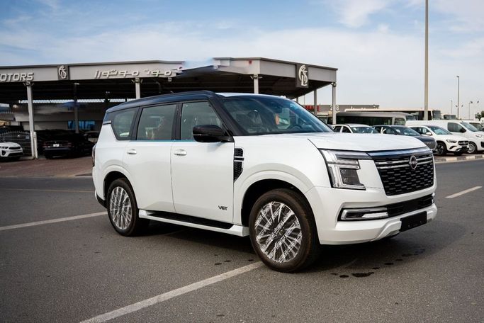 جديدة Nissan Patrol سابعاً (Y63), 3.5 l, 2026 في في الإمارات, دبي من Hussein Ghulam Motors FZCO، اللون أبيض. مواصفات الخليج | AUTO.AE | إعلان #278408