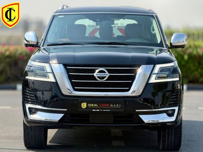 مستعملة ⁦Nissan Patrol عملية فيس ليفت VI (Y62) 2، 4.0 l، 2021⁩ في في الإمارات, دبي من Ideal Cars LLC، اللون أسود. مواصفات الخليج | AUTO.AE | إعلان #286065