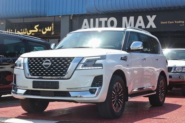 New ⁦Nissan Patrol VI (Y62) Facelift 2, 5.6 l, 2024⁩ in UAE, Dubai by Auto Max used Car Trading LLC, White color. GCC Specs | AUTO.AE | Listing #287543