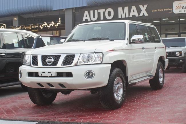 New ⁦Nissan Patrol V (Y61) Facelift, 4.8 l, 2024⁩ in UAE, Dubai by Auto Max used Car Trading LLC, White color. GCC Specs | AUTO.AE | Listing #287561