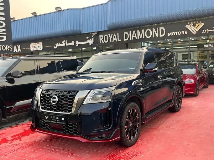مستعملة ⁦Nissan Patrol عملية فيس ليفت VI (Y62) 2، 5.6 l، 2021⁩ في في الإمارات, دبي من Royal Diamond Motors، اللون أزرق. مواصفات الخليج | AUTO.AE | إعلان #290900