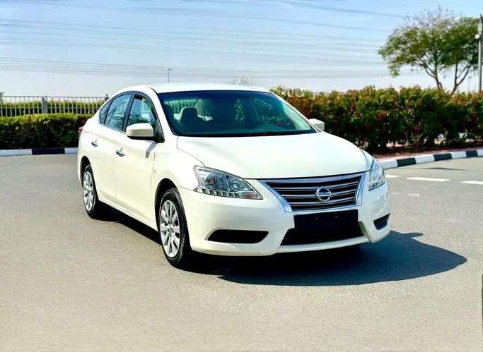 Used Nissan Sentra VII (B17) Facelift, 1.6 l, 2019 in Dubai by Verified Hub Used Automobile Trading LLC, White color. GCC Specs | AUTO.AE