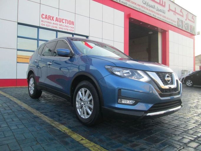 New Nissan X-Trail IV, 2.5 l, 2023 in Dubai by Mohamed Hakim Motors, Navy Blue color. GCC Specs | AUTO.AE