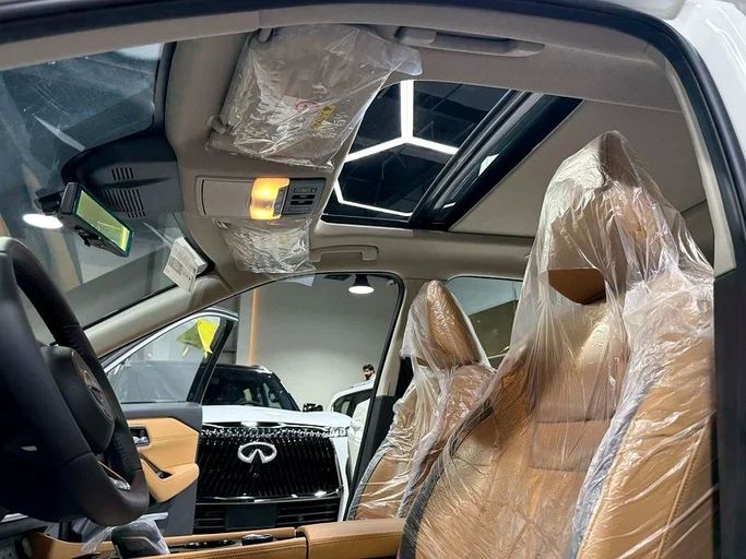 New Nissan X-Trail IV, 2.5 l, 2025 in Dubai by BANIYAS CARS SHOWROOM, White color. GCC Specs | AUTO.AE