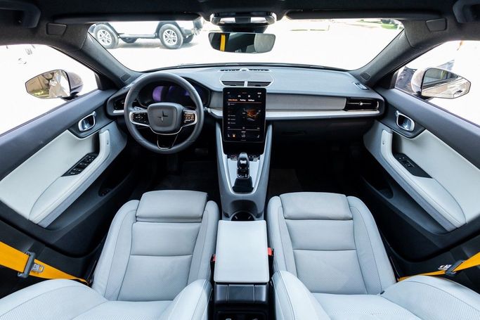 Used Polestar 2 I, 2023 in Dubai by Linda Cars, Golden color. GCC Specs | AUTO.AE