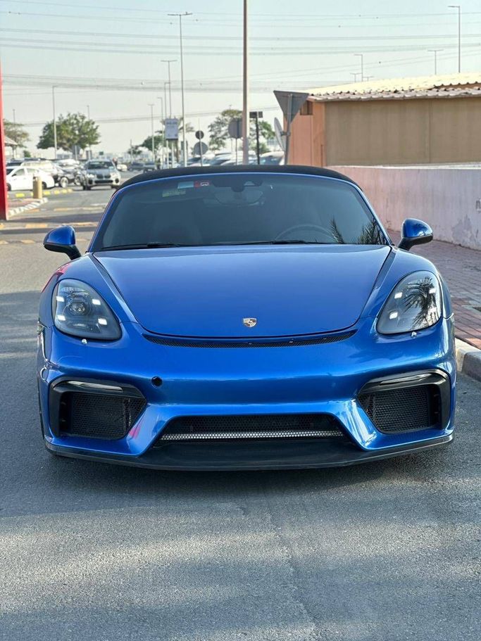 Подержанный Porsche 718 Boxster S III (981), 3.4 л, 2015 в Дубае от Golden Century Motors Zhongdong Trading FZE Синий цвет. GCC | AUTO.AE | Объявление #249889