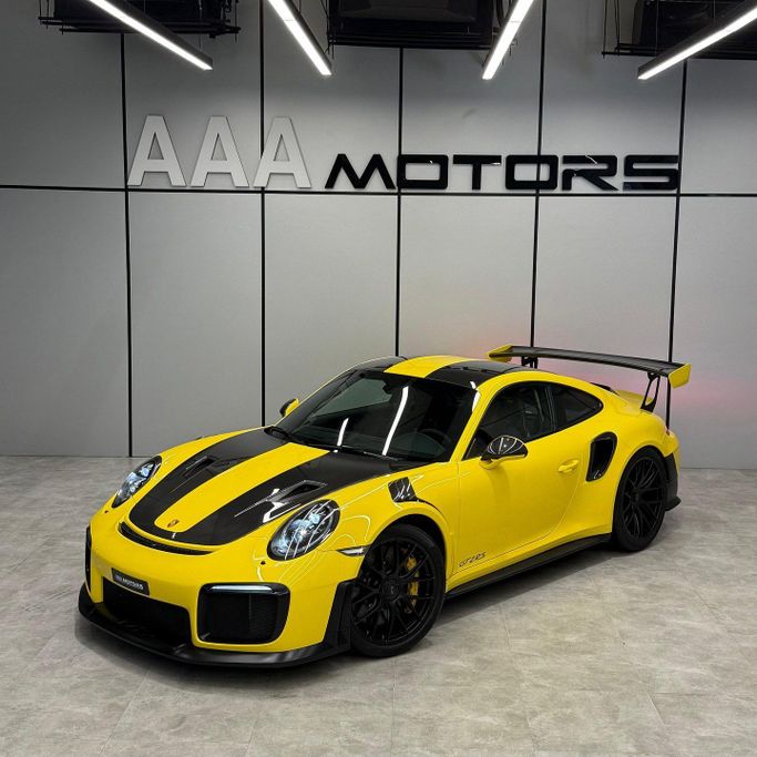 Used Porsche 911 GT2 991, 3.8 l, 2018 in Dubai by AAA Motors, Yellow color. Other | AUTO.AE