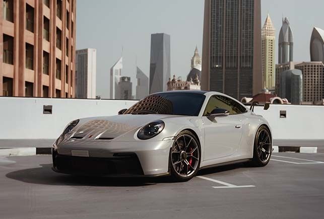 Porsche 911 GT3 Weissach Package 992 Рестайлинг, 2026 купе спорт класса в Дубае от Speed Urus Rent A Car серый цвет | AUTO.AE | Объявление #1561