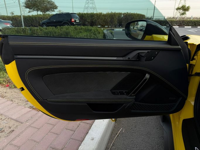 Used Porsche 911 GT3 RS 992, 4.0 l, 2023 in Dubai by Royal Motors, Yellow color. GCC Specs | AUTO.AE