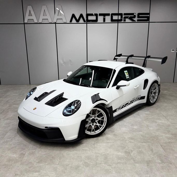 New Porsche 911 GT3 RS 992, 4.0 l, 2025 in Dubai by AAA Motors, White color. GCC Specs | AUTO.AE