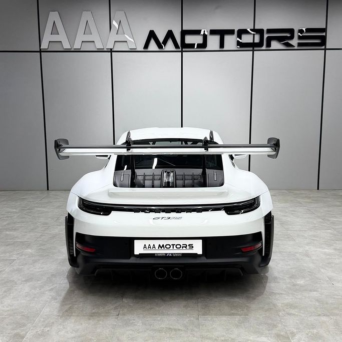 New Porsche 911 GT3 RS 992, 4.0 l, 2025 in Dubai by AAA Motors, White color. GCC Specs | AUTO.AE