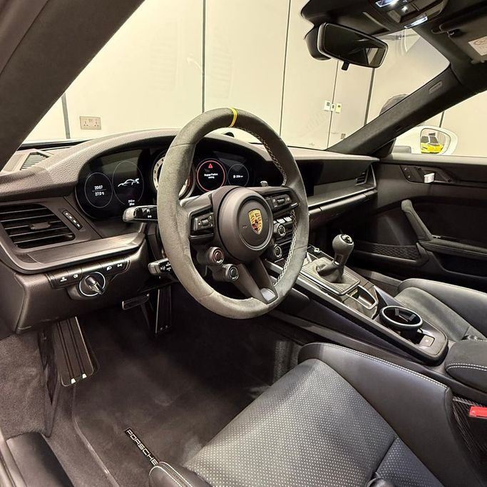 New Porsche 911 GT3 RS 992, 4.0 l, 2025 in Dubai by AAA Motors, White color. GCC Specs | AUTO.AE