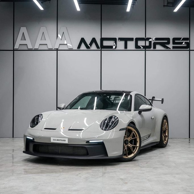 New Porsche 911 GT3 992, 4.0 l, 2023 in Dubai by AAA Motors, Silver color. European Specs | AUTO.AE