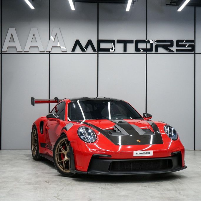 Used Porsche 911 GT3 RS 992, 4.0 l, 2023 in Dubai by AAA Motors, Red color. GCC Specs | AUTO.AE