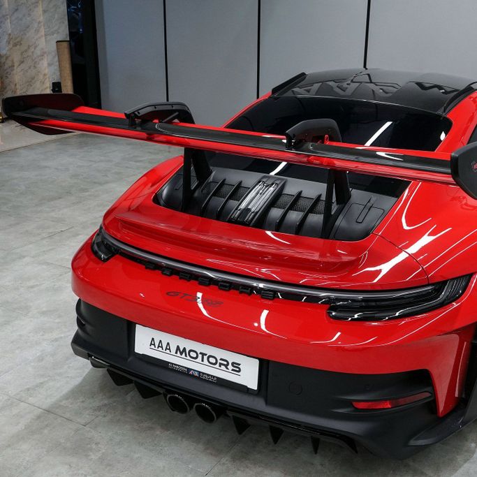 Used Porsche 911 GT3 RS 992, 4.0 l, 2023 in Dubai by AAA Motors, Red color. GCC Specs | AUTO.AE