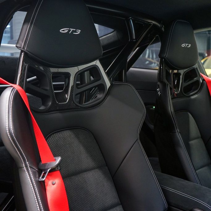 New Porsche 911 GT3 992, 4.0 l, 2023 in Dubai by AAA Motors, White color. European Specs | AUTO.AE