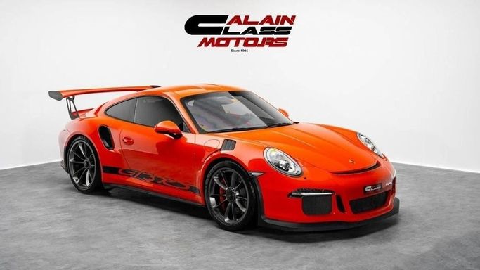 Подержанный Porsche 911 GT3 RS 991, 4.0 л, 2016 в Дубае от Al Ain Class Motors Оранжевый цвет. GCC | AUTO.AE