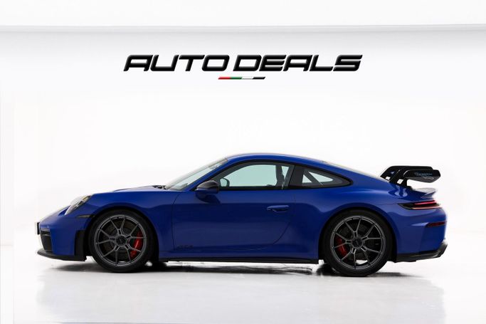 Новый Porsche 911 GT3 Weissach Package 992 Рестайлинг, 4.0 л, 2026 в Дубае от AUTO DEALS Синий цвет. GCC | AUTO.AE