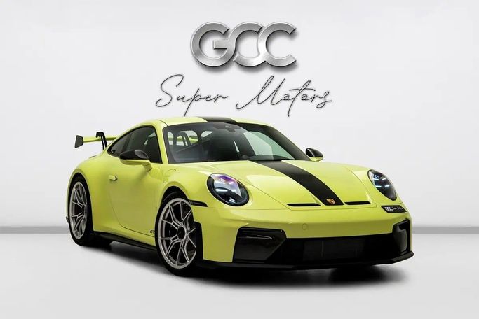 مستعملة Porsche 911 GT3 992, 4.0 l, 2026 في في دبي من GCC Super Motors، اللون أصفر. مواصفات الخليج | AUTO.AE