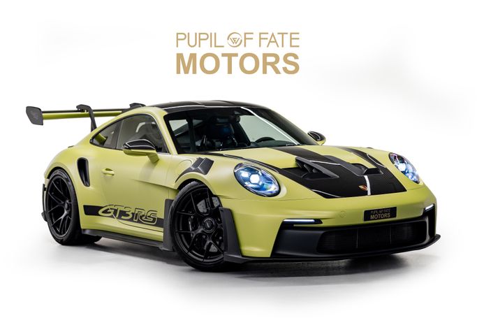مستعملة Porsche 911 GT3 RS Weissach Package 992 عملية فيس ليفت 992, 4.0 l, 2025 في في دبي من PUPIL OF FATE MOTORS، اللون أخضر. المواصفات الأوروبية | AUTO.AE