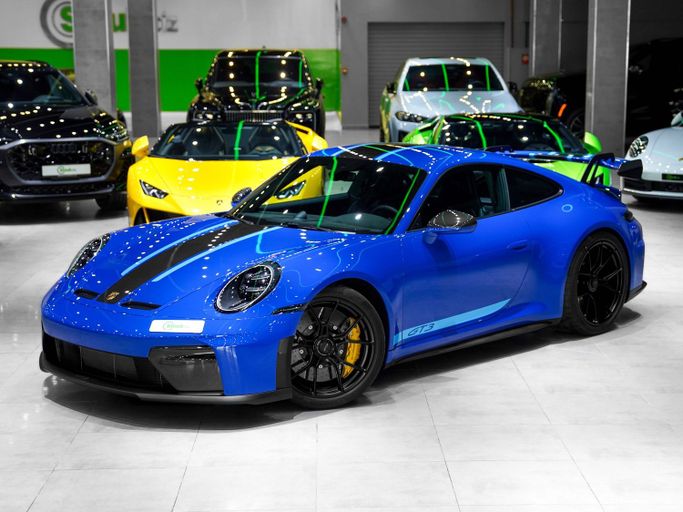 جديدة Porsche 911 GT3 Weissach Package 992 عملية فيس ليفت 992, 4.0 l, 2026 في في دبي من Stoub.biz، اللون أزرق. أخرى | AUTO.AE | إعلان #252107