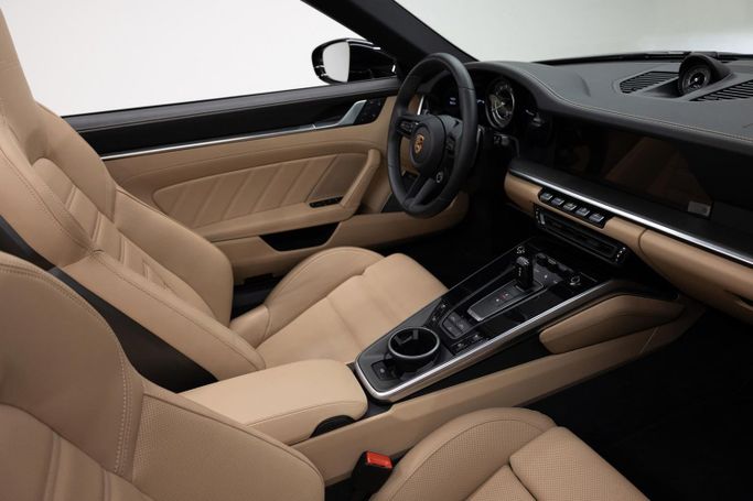 New Porsche 911 Turbo S VIII (992), 3.7 l, 2023 in Dubai by PUPIL OF FATE MOTORS, Black color. GCC Specs | AUTO.AE