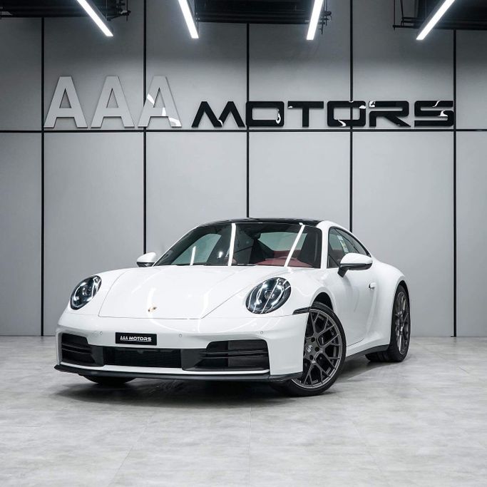 New Porsche 911 Carrera VIII (992) Facelift, 3.0 l, 2025 in Dubai by AAA Motors, White color. GCC Specs | AUTO.AE