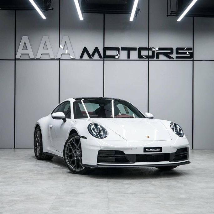 New Porsche 911 Carrera VIII (992) Facelift, 3.0 l, 2025 in Dubai by AAA Motors, White color. GCC Specs | AUTO.AE