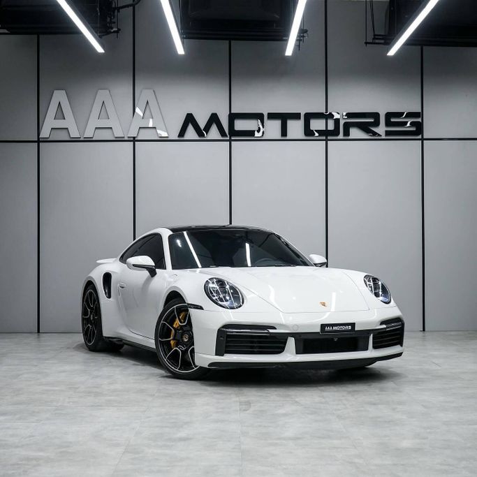 Used Porsche 911 Turbo S VIII (992), 3.7 l, 2022 in Dubai by AAA Motors, White color. GCC Specs | AUTO.AE