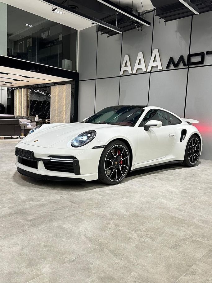 Used Porsche 911 Turbo VIII (992), 3.7 l, 2022 in Dubai by AAA Motors, White color. GCC Specs | AUTO.AE