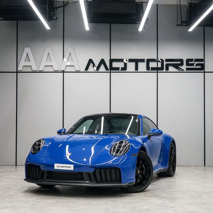 New Porsche 911 Carrera 4 GTS VIII (992) Facelift, 3.6 l, 2025 in Dubai by AAA Motors, Blue color. European Specs | AUTO.AE