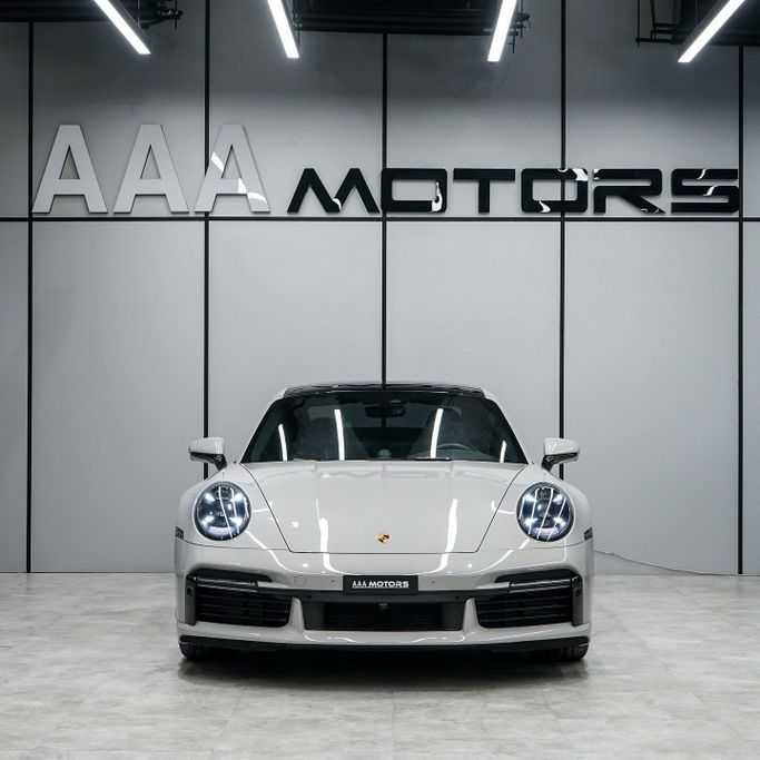 Подержанный Porsche 911 Turbo S VIII (992), 3.7 л, 2023 в Дубае от AAA Motors Серый цвет. Европейская | AUTO.AE
