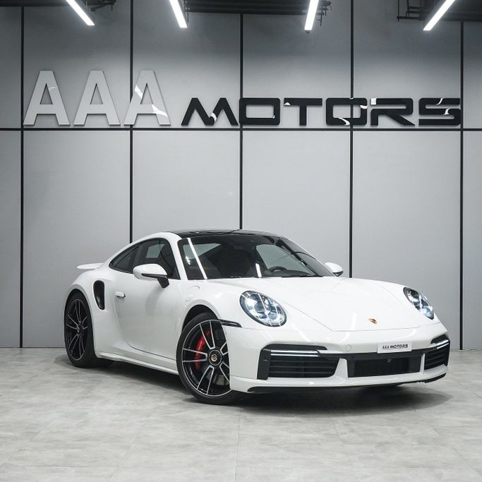 Подержанный Porsche 911 Turbo VIII (992), 3.7 л, 2022 в Дубае от AAA Motors Белый цвет. GCC | AUTO.AE
