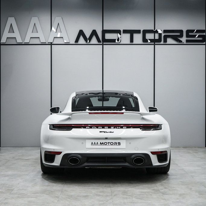 Подержанный Porsche 911 Turbo VIII (992), 3.7 л, 2022 в Дубае от AAA Motors Белый цвет. GCC | AUTO.AE