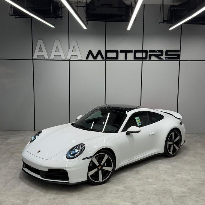 New Porsche 911 Carrera VIII (992) Facelift, 3.0 l, 2025 in Dubai by AAA Motors, White color. GCC Specs | AUTO.AE