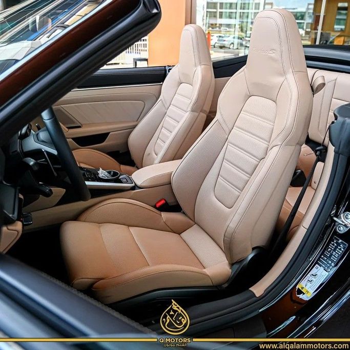 New Porsche 911 Turbo S VIII (992), 3.7 l, 2023 in Dubai by Q Motors, Black color. European Specs | AUTO.AE