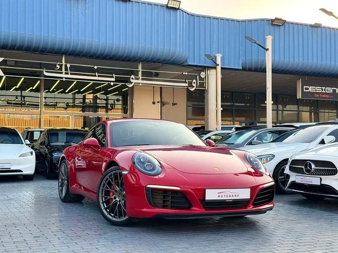 Used Porsche 911 Carrera S VII (991) Facelift, 3.0 l, 2017 in Dubai by Auto Bank Motors, Red color. Korean Specs | AUTO.AE