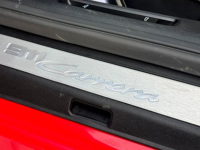 Used Porsche 911 Carrera VIII (992), 3.0 l, 2021 in Dubai by Auto Bank Motors, Red color. Korean Specs | AUTO.AE