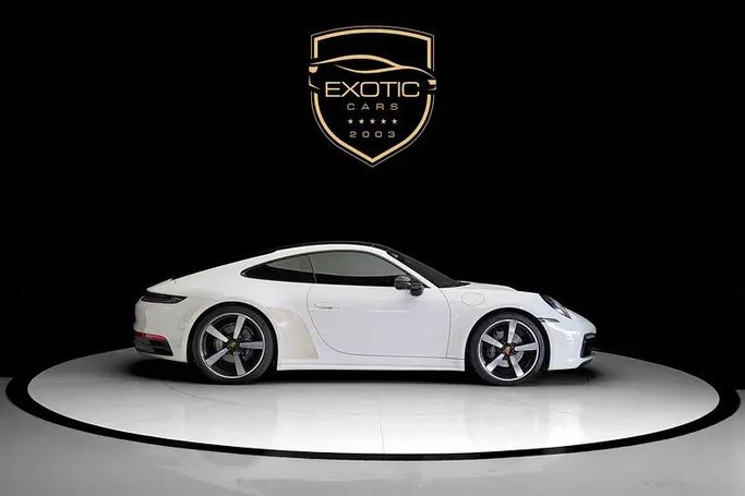 Used Porsche 911 Carrera VIII (992), 3.0 l, 2020 in Dubai by Exotic Cars, White color. GCC Specs | AUTO.AE