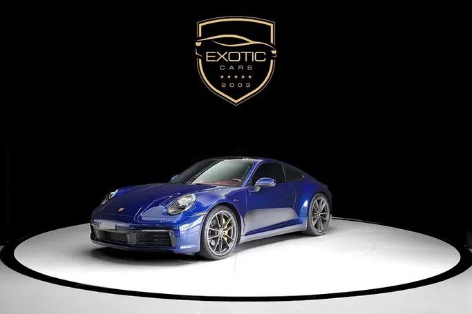 Used Porsche 911 Carrera VIII (992), 3.0 l, 2021 in Dubai by Exotic Cars, Blue color. GCC Specs | AUTO.AE