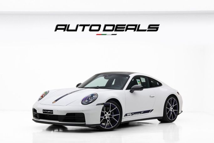 Новый Porsche 911 Carrera T VIII (992), 3.0 л, 2025 в Дубае от AUTO DEALS Белый цвет. GCC | AUTO.AE