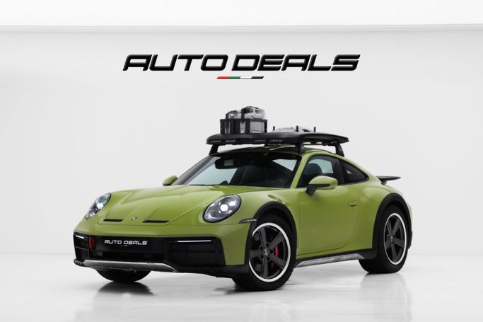 Новый Porsche 911 Dakar VIII (992), 3.0 л, 2024 в Дубае от AUTO DEALS Зеленый цвет. Европейская | AUTO.AE