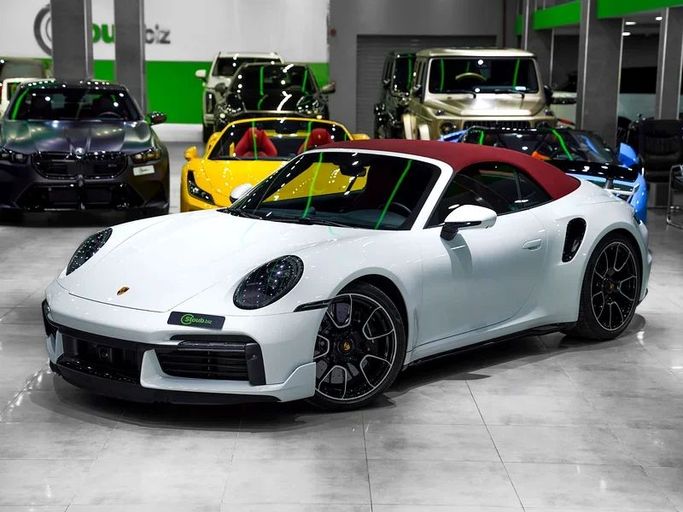 Новый Porsche 911 Turbo VIII (992), 3.7 л, 2023 в Дубае от Stoub.biz Белый цвет. Европейская | AUTO.AE