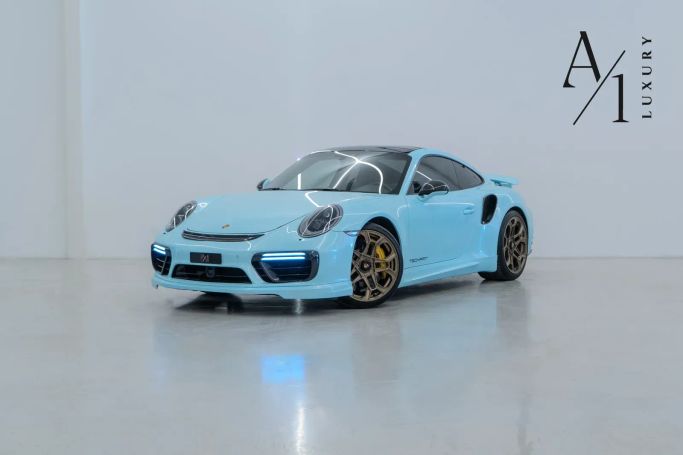 Подержанный Porsche 911 Turbo S VII (991.2) Рестайлинг, 3.8 л, 2017 в Дубае от A1 Luxury Motors Голубой цвет. Американская | AUTO.AE | Объявление #255645